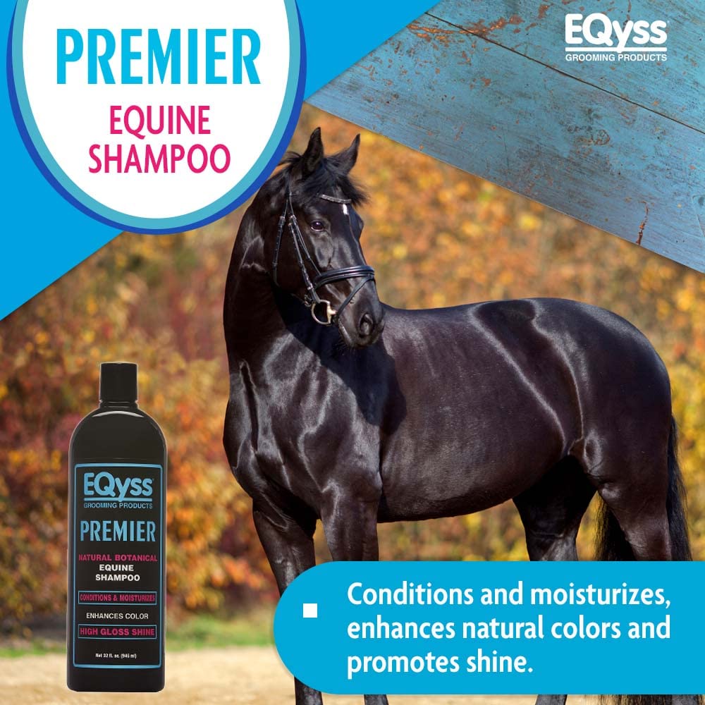 Eqyss Premier Champu Equino resalta el color del pelaje
