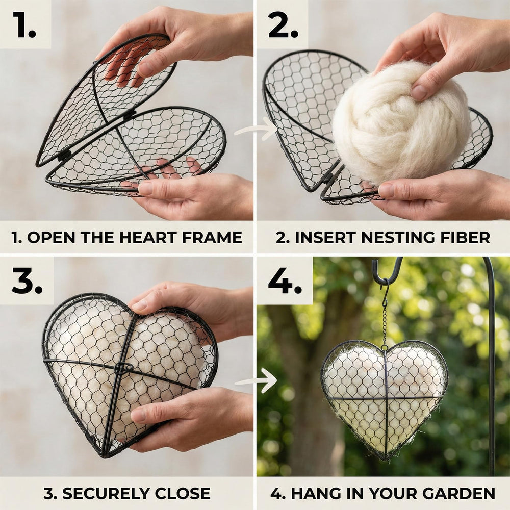 Esamar nido alpaca, ideal para observar aves desde la ventana