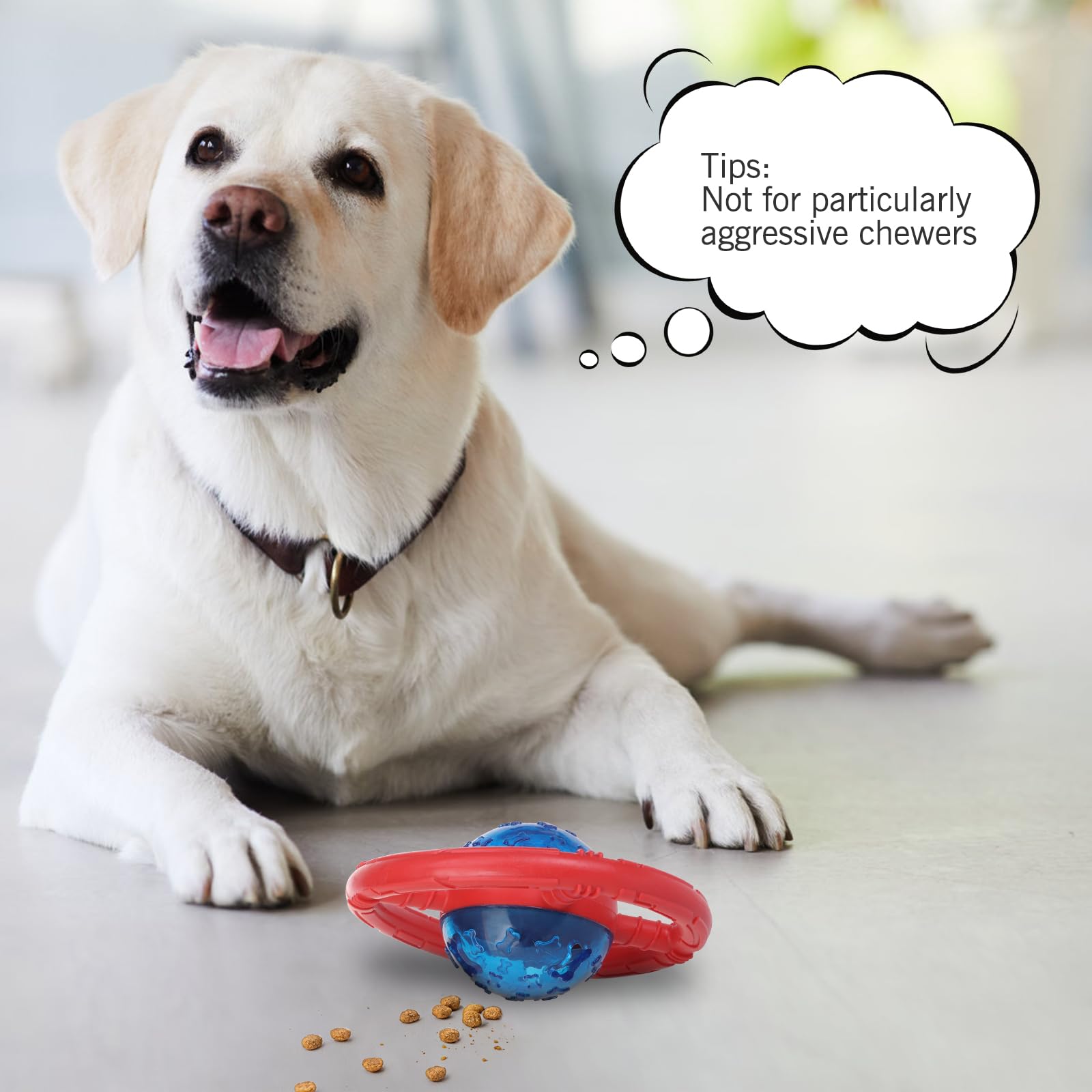 EsGPET juguete interactivo con rueda para perros, facilita agarre y juego.