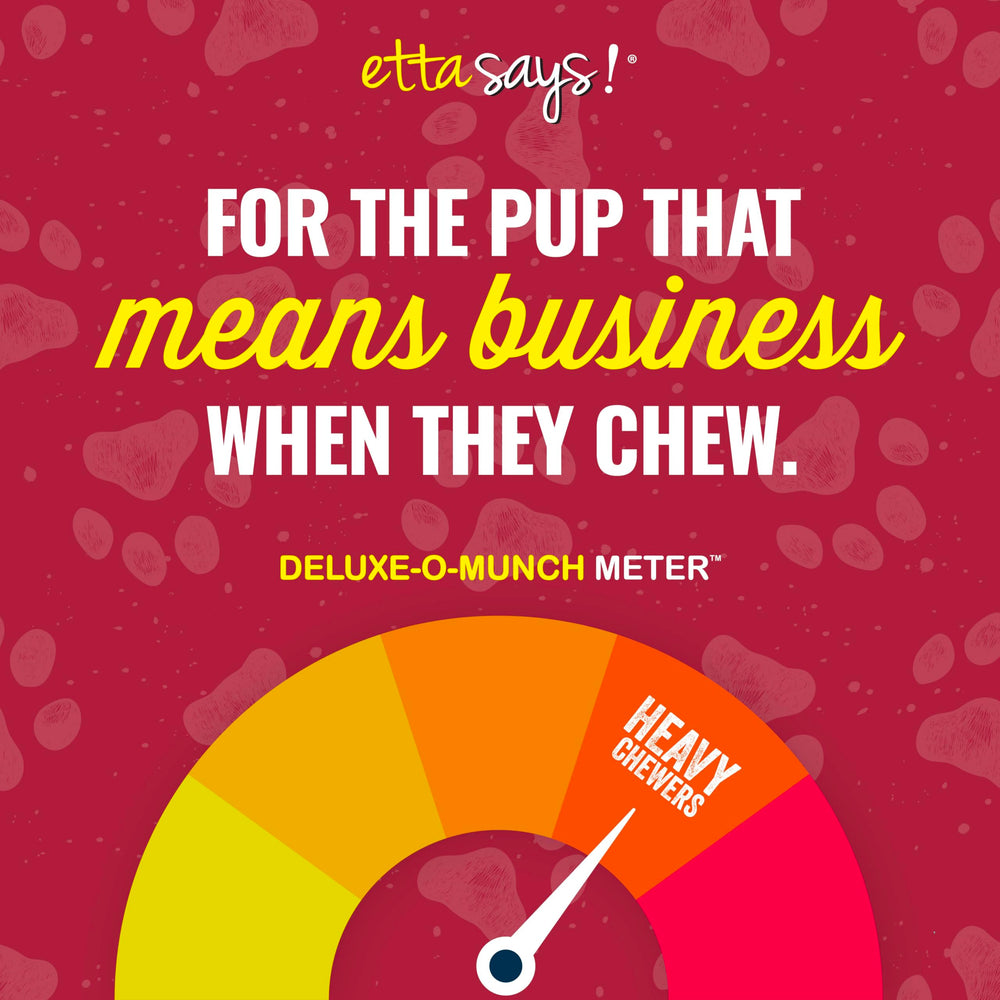 etta says! deluxe cordero-para-perros-grandes: tamaño y consistencia para razas grandes.