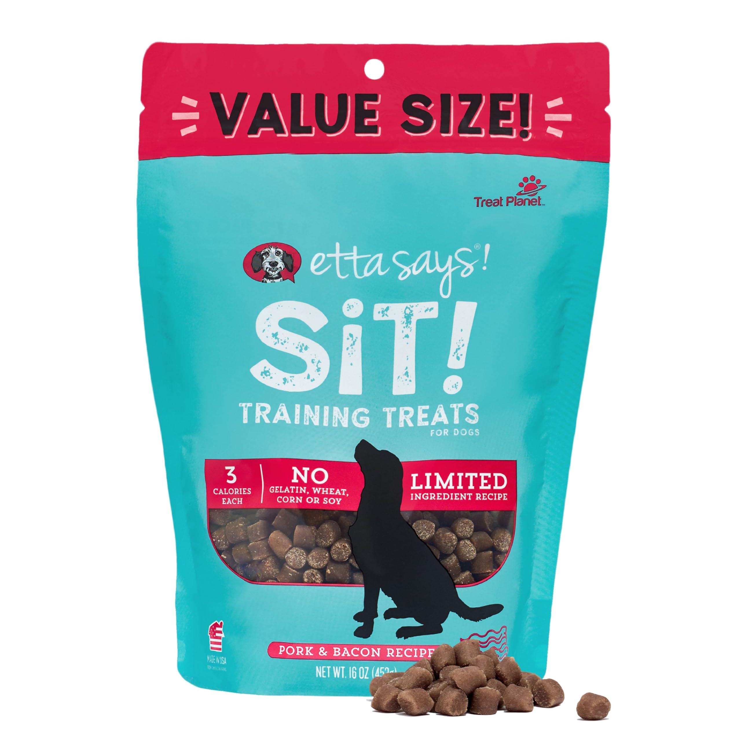 Premios etta says! entrenamientos de cerdo suaves para perros