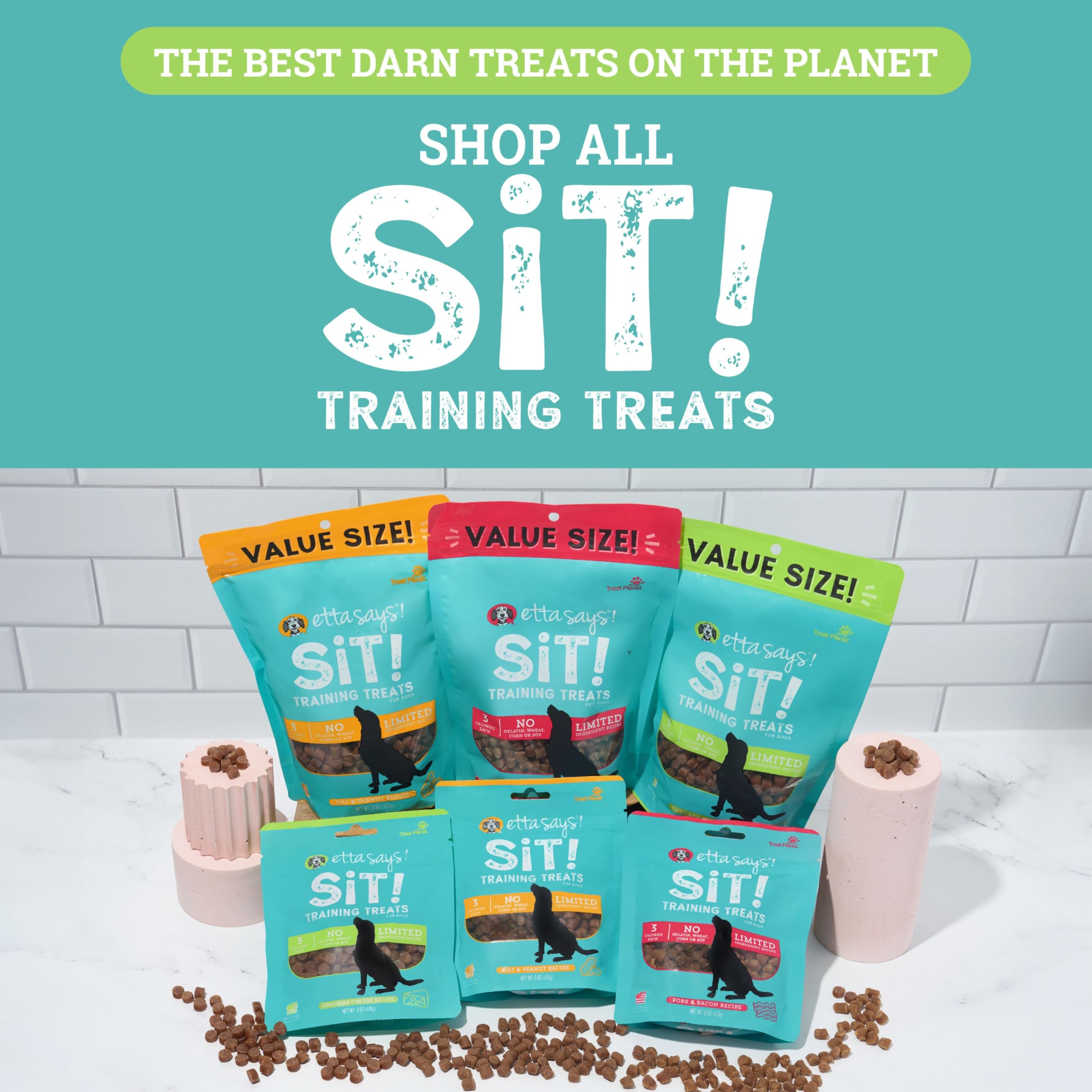 etta says! Sabor atractivo para el entrenamiento diario y rutinas de recompensa