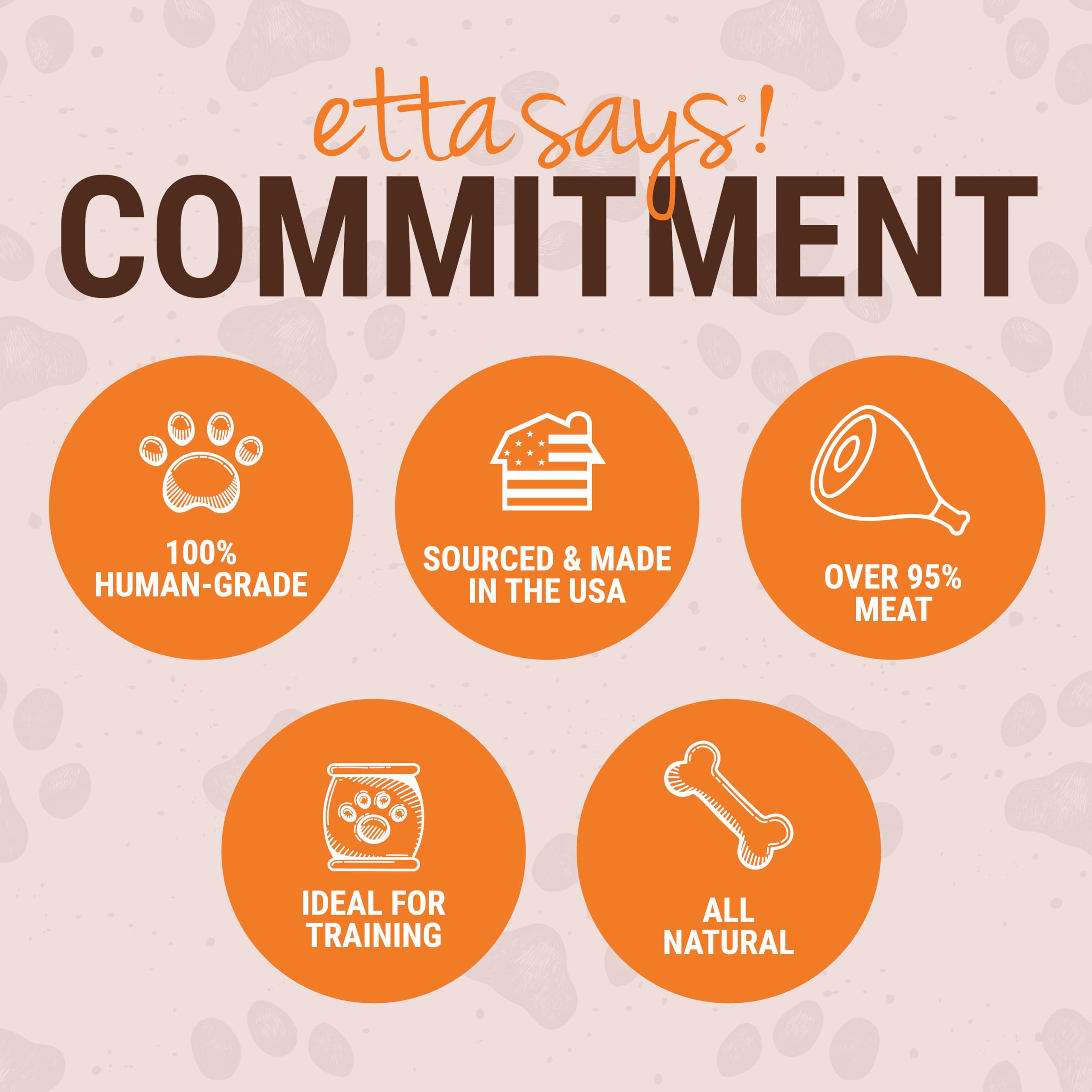 etta says! Yumm Sticks – barra de pavo, premio suave para entrenamiento