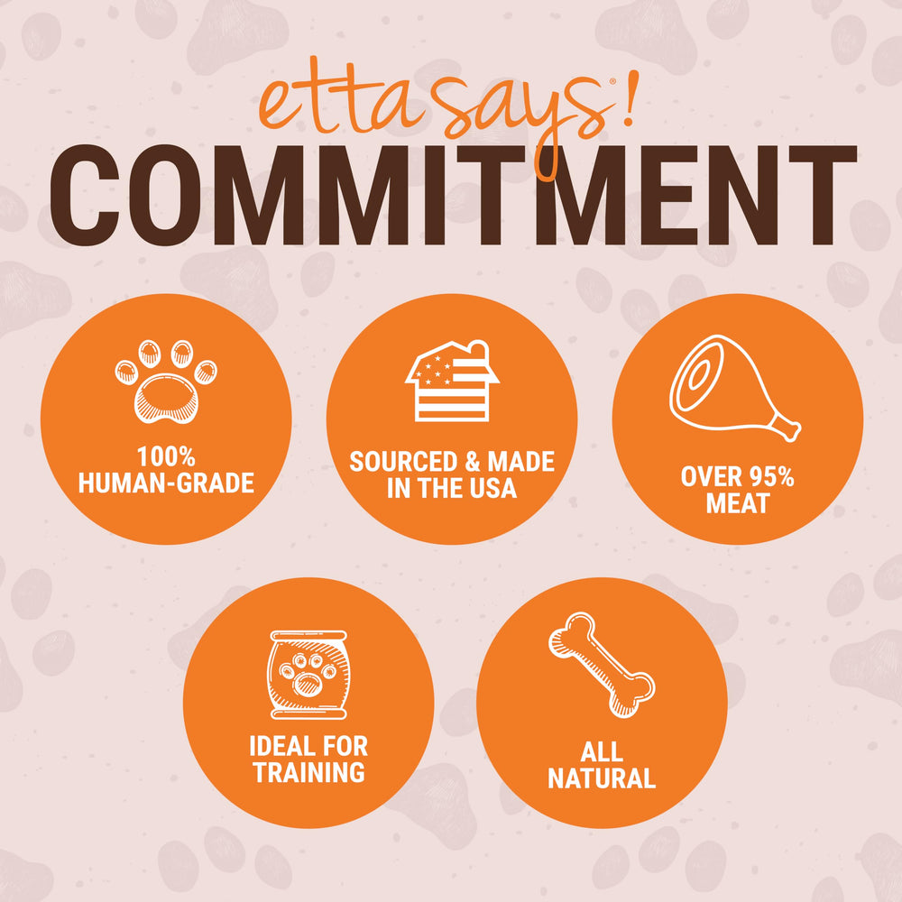 etta says! Yumm Sticks – barra de pavo, premio suave para entrenamiento