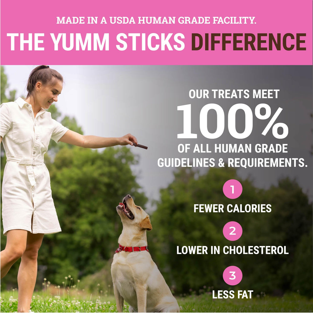 etta says! Yumm Sticks envase individual, mantiene la frescura entre tomas.