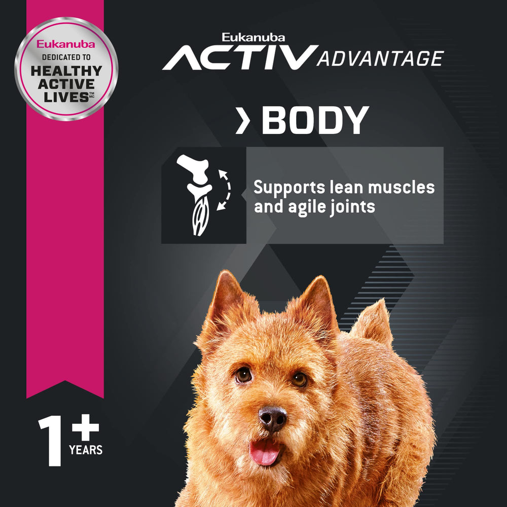 Estimula función cerebral con DHA y vitamina E de Eukanuba.