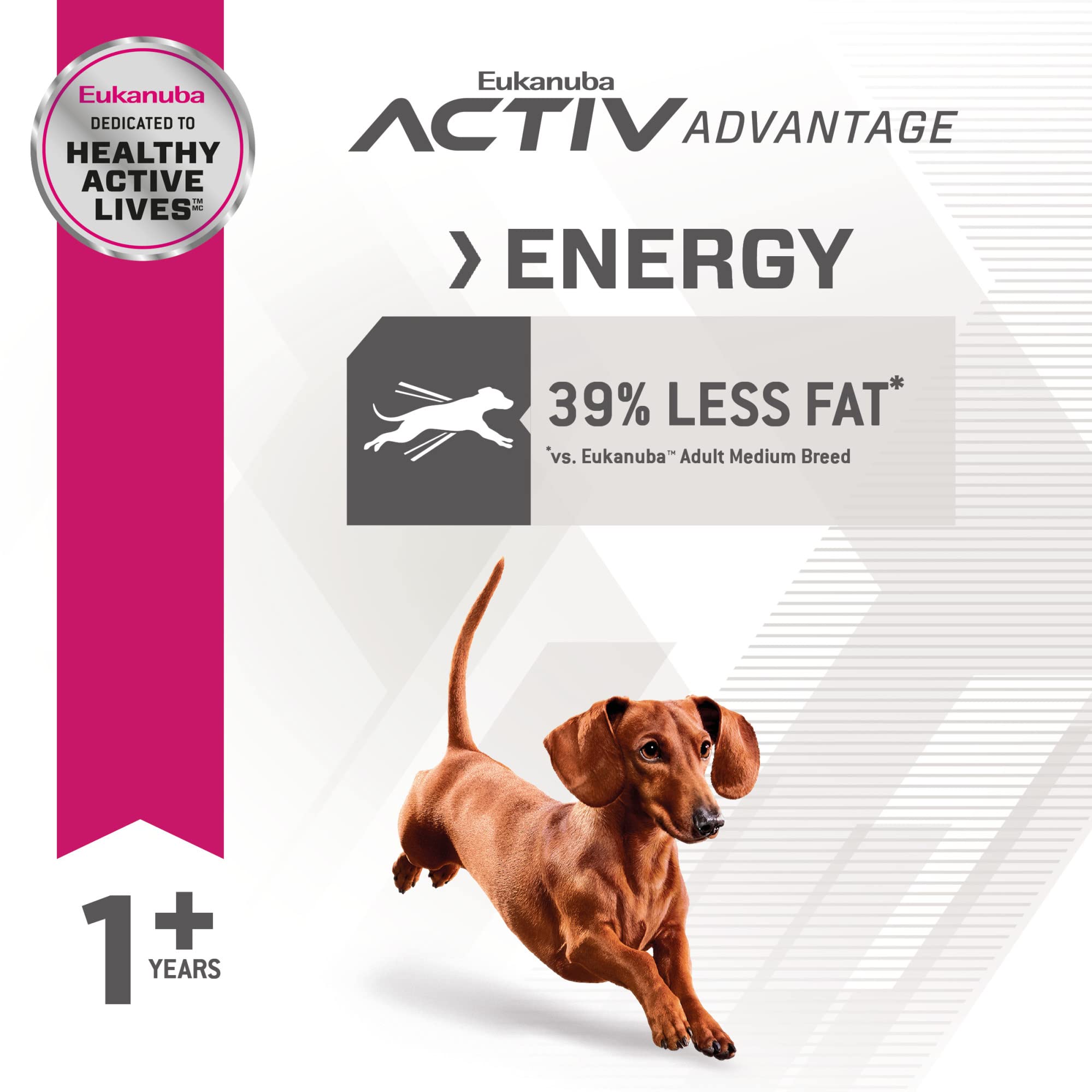 Eukanuba Fit Body Small Breed bag front highlights chicken as first ingredient