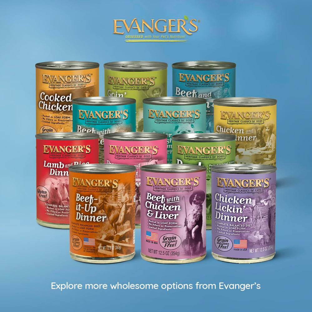 Apto para todas las razas y etapas de vida con Evanger's Heritage Classics