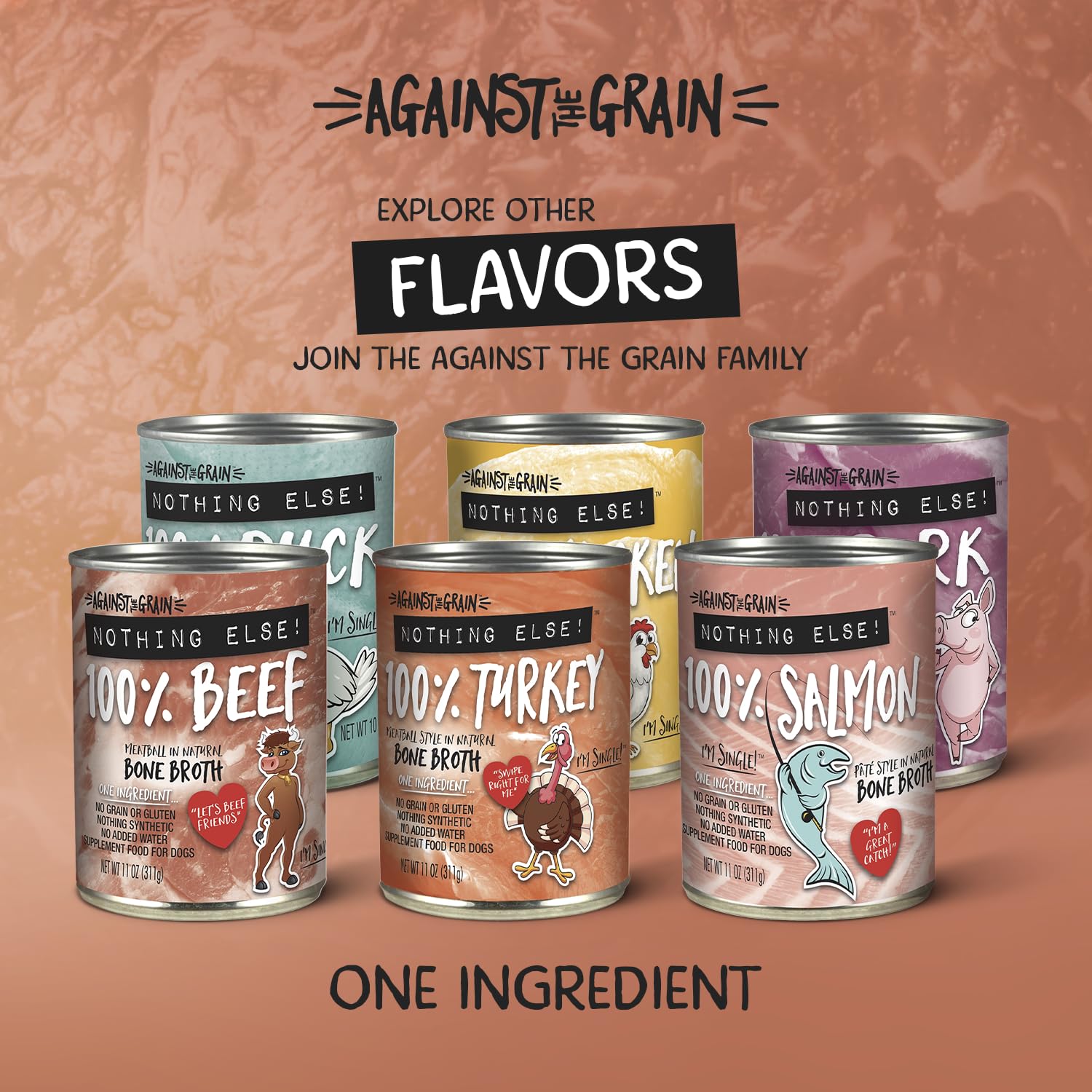 Evanger's Nada Más: ideal como topper de comida o fuente de proteína única.