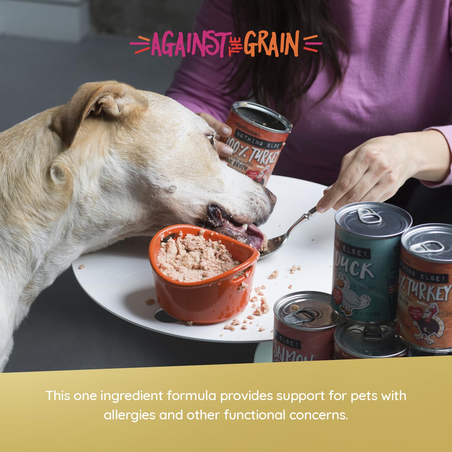 Evanger's Pollo único: opción para perros sensibles gracias a proteína única y simple.