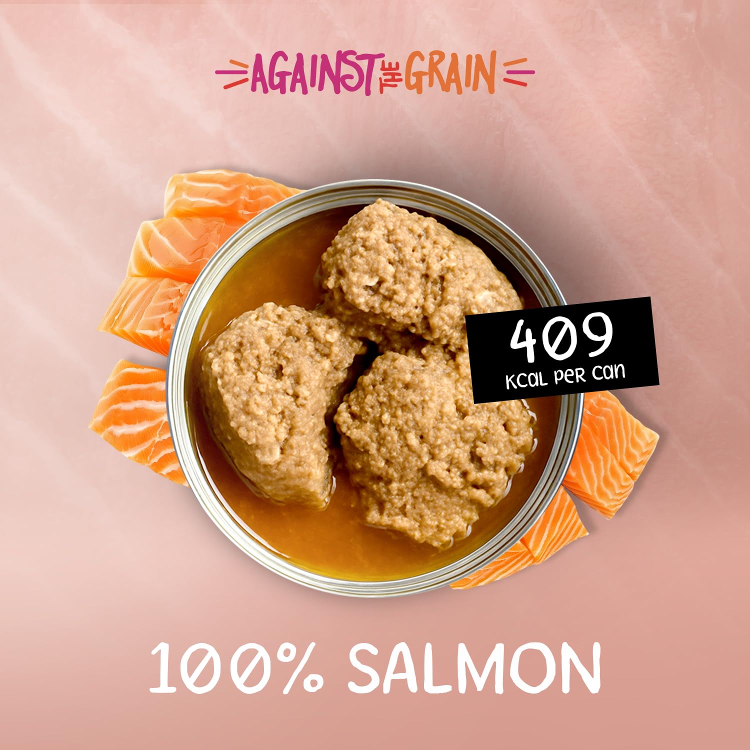 Evanger's salmón, apto para todas las edades, facilidad para la dieta.