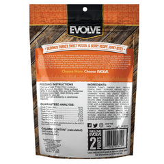 Bocados de pavo con bayas de Evolve, suaves y sabrosos para perros.