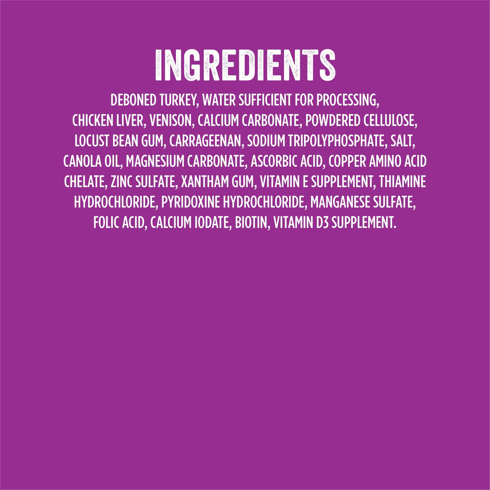 Evolve venado en salsa, experiencia culinaria para perros con paladar exigente.