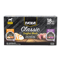 Evolve Classic Pavo Venado en lata 3,5 oz, sabor atractivo para perros pequeños.