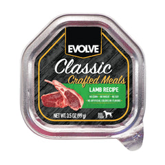 Evolve cordero-estofado para perros, plato principal sabroso para perros pequeños.