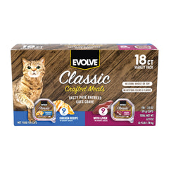 Evolve Gatos Pollo 3oz: porción sabrosa para la comida principal.