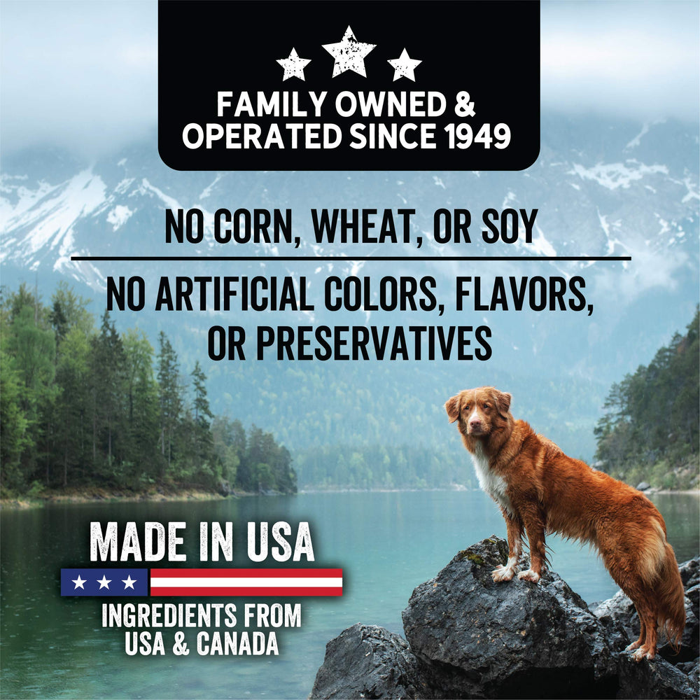 Evolve ingredientes-naturales-sin-cereales, opción limpia para perros con sensibilidades.