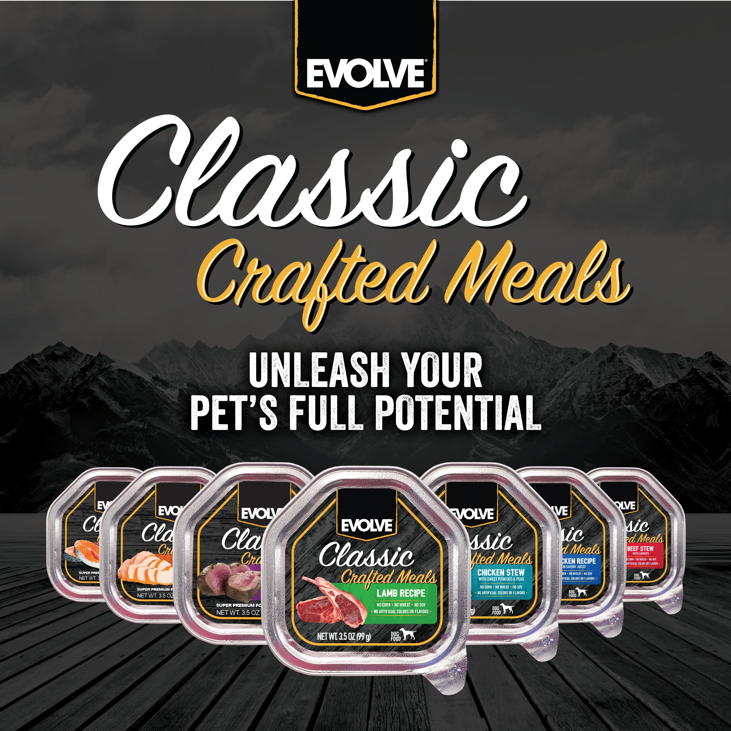 Evolve nutricion-equilibrada-cordero-perros, apoyo a una dieta equilibrada.