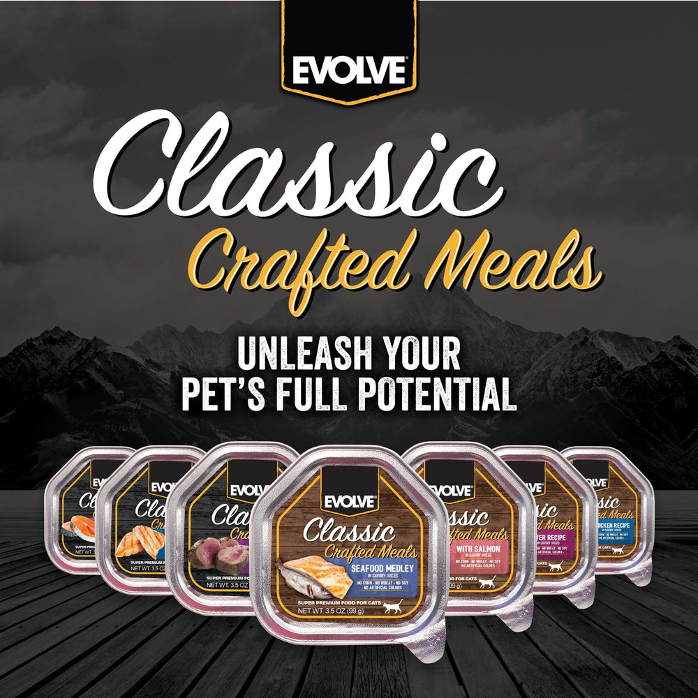 Evolve queso cottage en lata, proteína suave para perros.