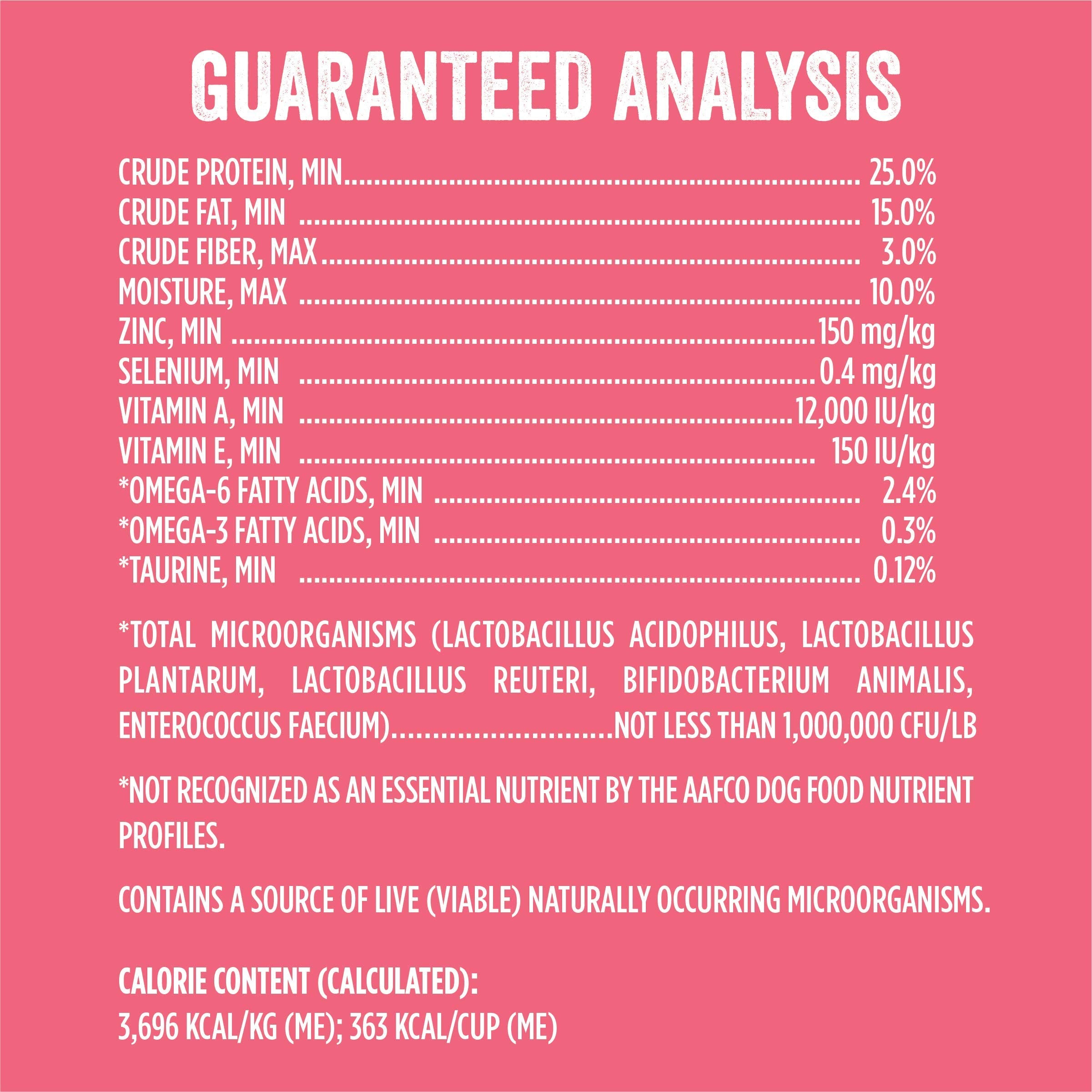 Evolve salmon ingredientes eeuu y canada con trazabilidad.
