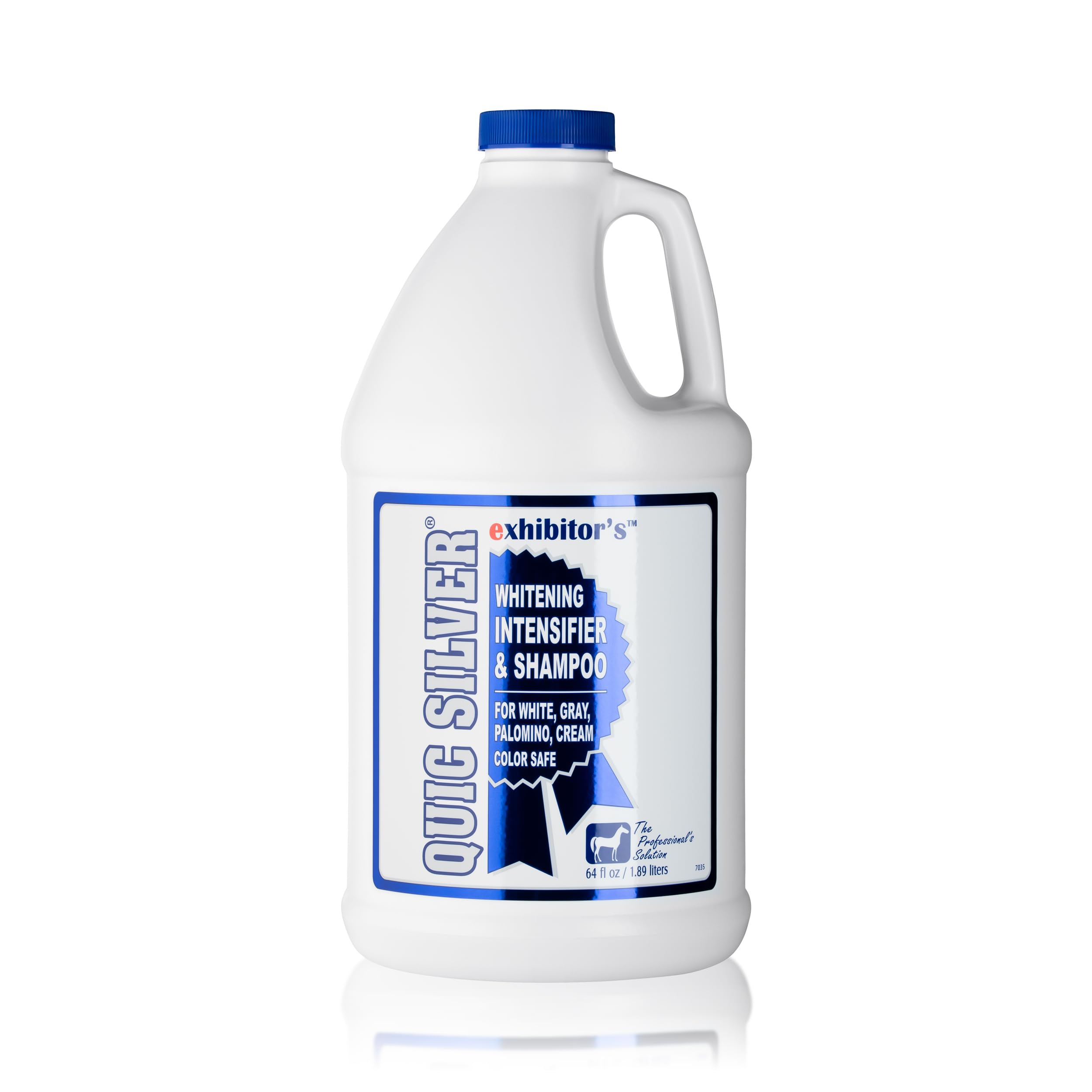 exhibitors Quic Silver champú color‑intensificante para manto reluciente.