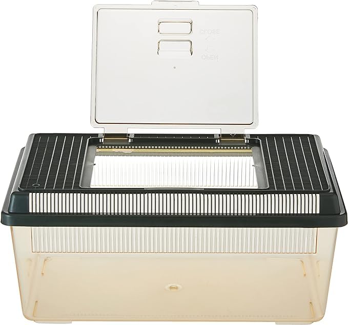 Exo Terra Faunarium Flat Home: tamaño 14 x 8 x 6 pulgadas para reptiles pequeños y anfibios.