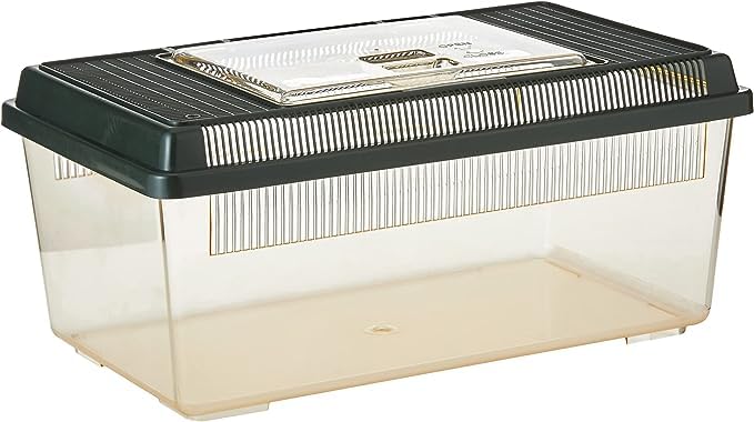 Exo Terra Faunarium Flat Home: limpieza fácil gracias a plástico duradero y superficie lisa.