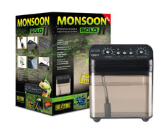 Exo Terra Monsoon Solo II: boquilla ajustable ofrece cobertura precisa para varios terrarios.