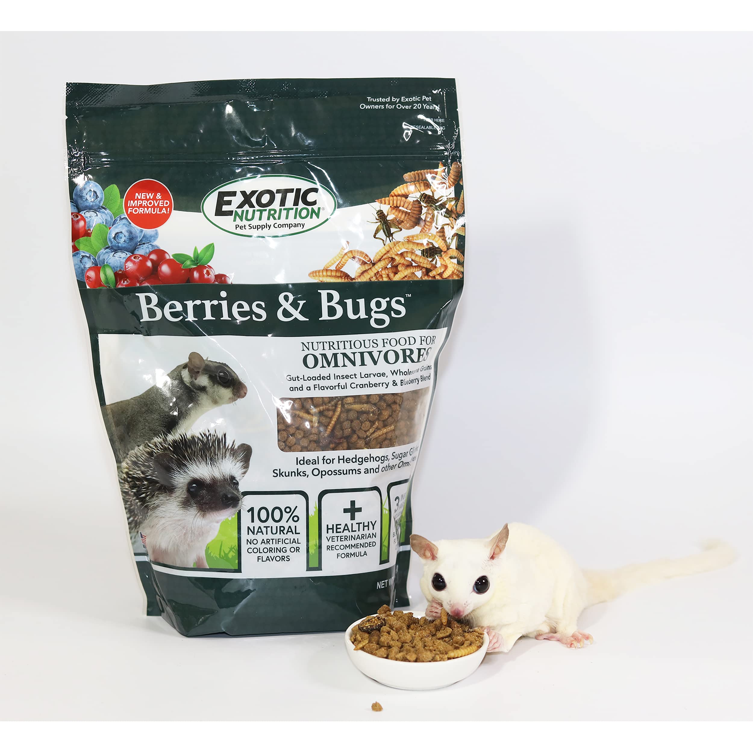 Exotic Nutrition envase con cierre hermético: mantiene la frescura de la mezcla completa.