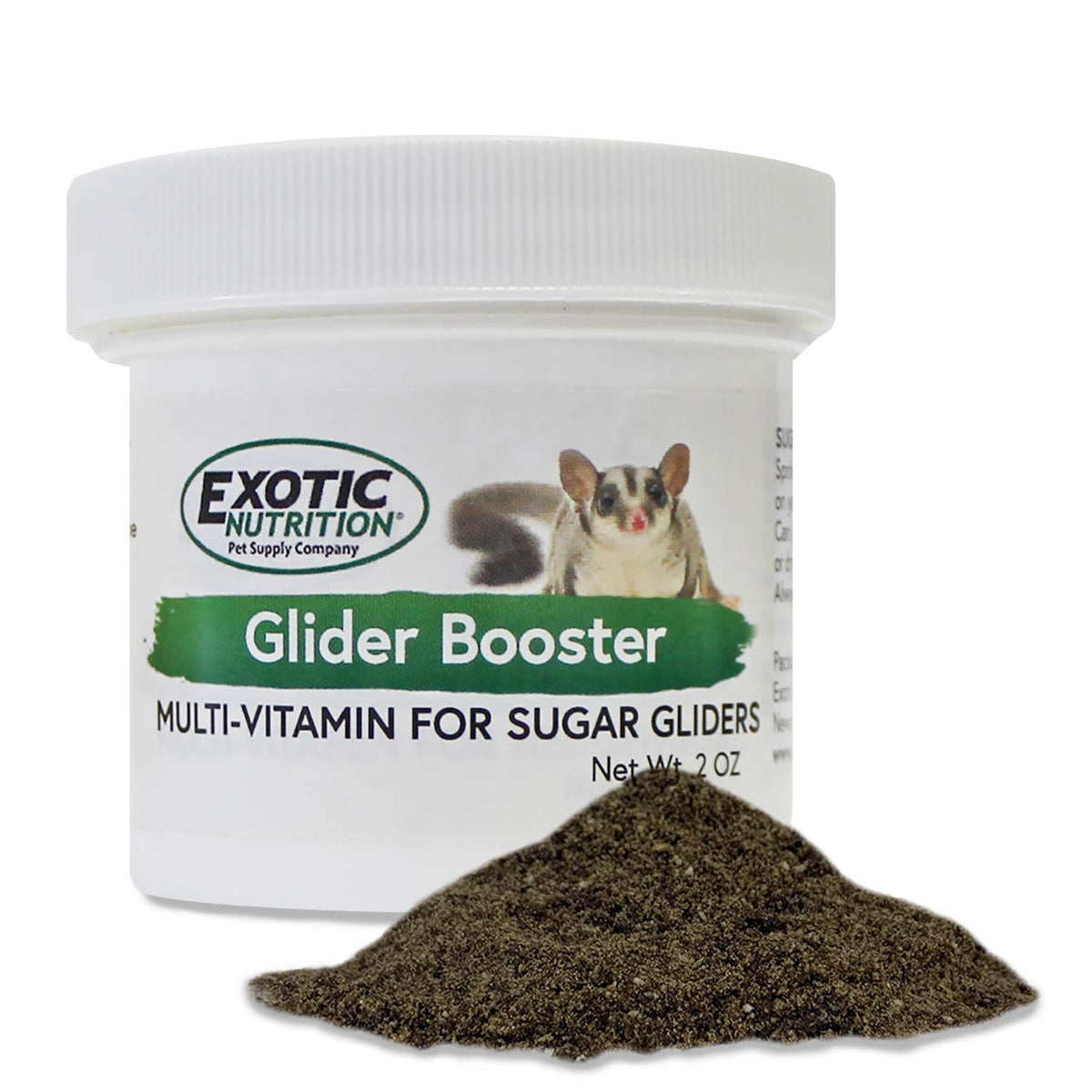 Envase de Exotic Nutrition Glider Booster para nutrición diaria de glidores azucarados.