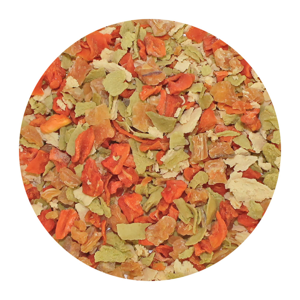 Exotic Nutrition Guisantes Verdes: trocitos crujientes para forraje y estimulación.