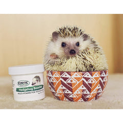 Exotic Nutrition Hedgehog Booster: etiqueta clara y legible facilita identificar nutrientes.