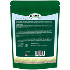 Exotic Nutrition Mealworm Keeper, alimento balanceado para gusanos de harina y conservación.