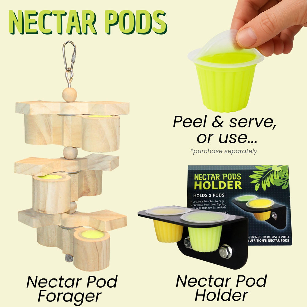 Nectar Pods piña, gelatina natural para geckos diurnos.