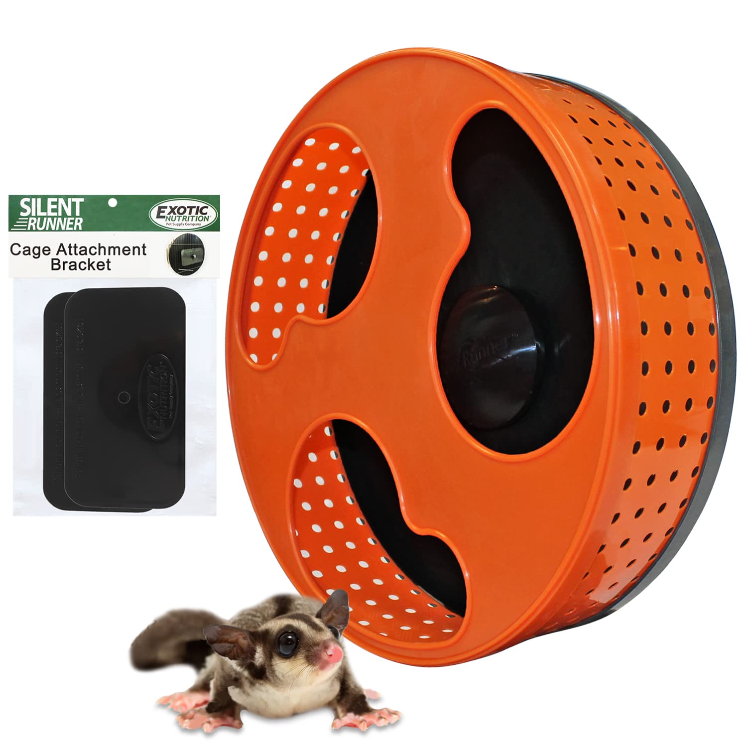 Rueda Exotic Nutrition Silent Runner de 12 pulgadas para juego silencioso.