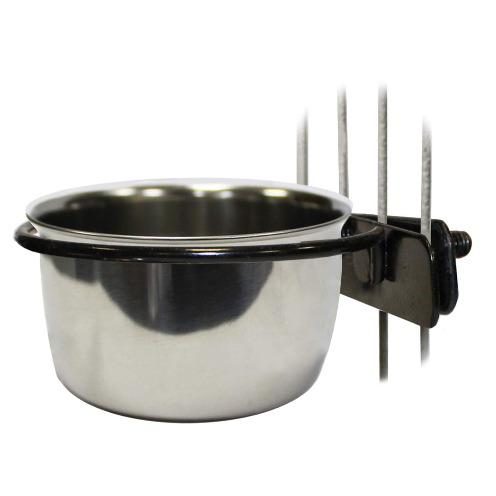 Taza con percha para pequeños animales, facilita acceso a alimento y descanso durante la comida.