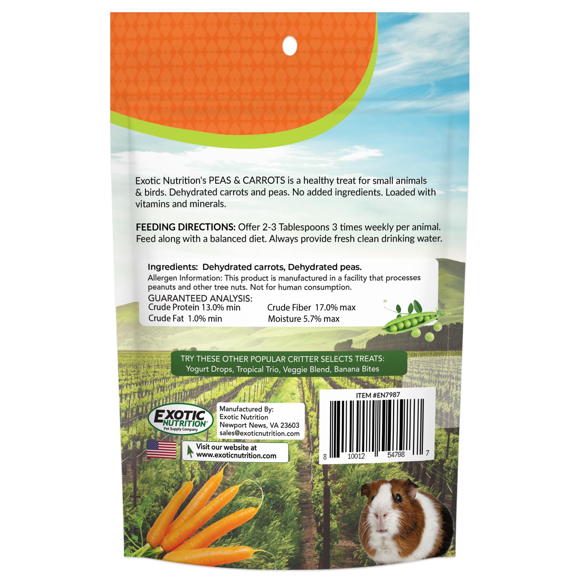 Exotic Nutrition Ideal para forraje, promueve ejercicio y curiosidad