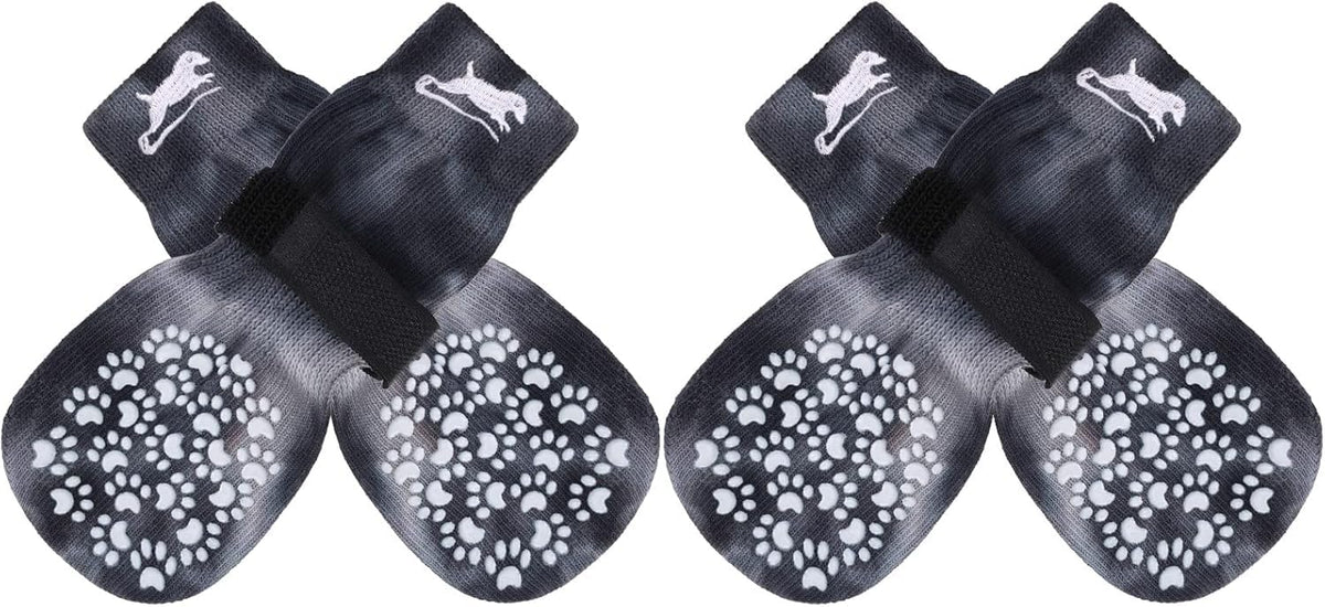 EXPAWLORER calcetines antideslizantes para perro con agarre en suelos lisos