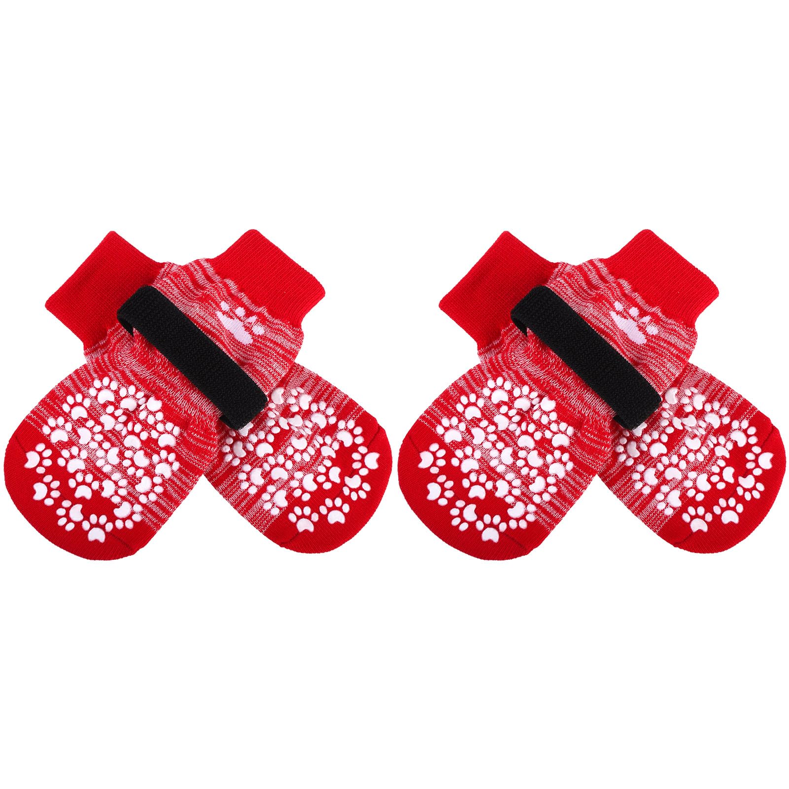 EXPAWLORER calcetines antideslizantes para perros brindan tracción estable en suelos lisos.