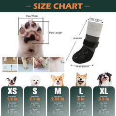 Calcetines EXPAWLORER con agarre doble para mayor estabilidad.