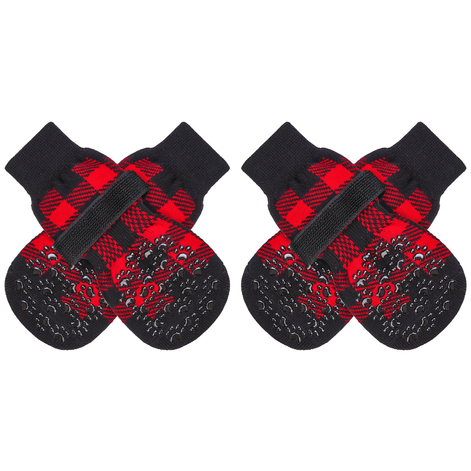 Calcetines EXPAWLORER con agarre antideslizante de doble cara para suelos de madera.