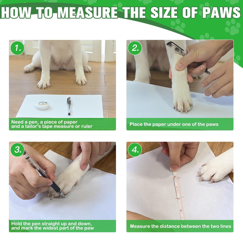 EXPAWLORER Protección de patitas para uso interior y exterior en suelos duros