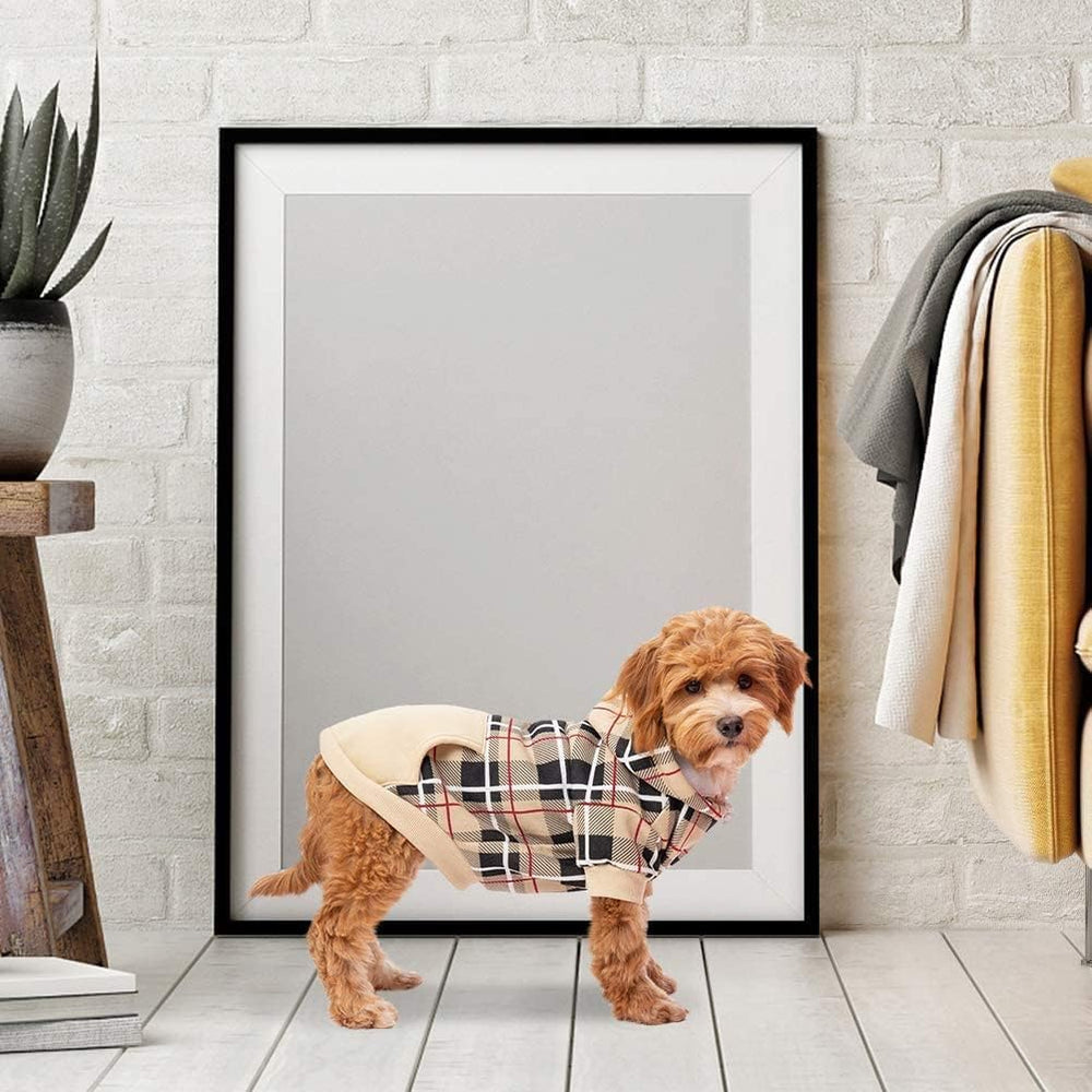 EXPAWLORER tartan casaca perro tallas múltiples, ajuste perfecto