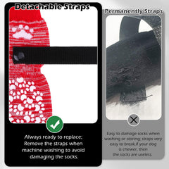 EXPAWLORER zapatos para perros; ayudan a perros senior a evitar deslizamientos.