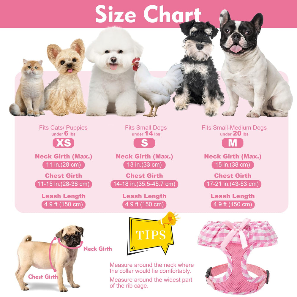 EXPAWLORER arnés rosa con diseño adorable y ajuste sencillo para caminar.