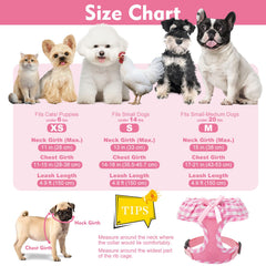 EXPAWLORER arnés rosa con diseño adorable y ajuste sencillo para caminar.