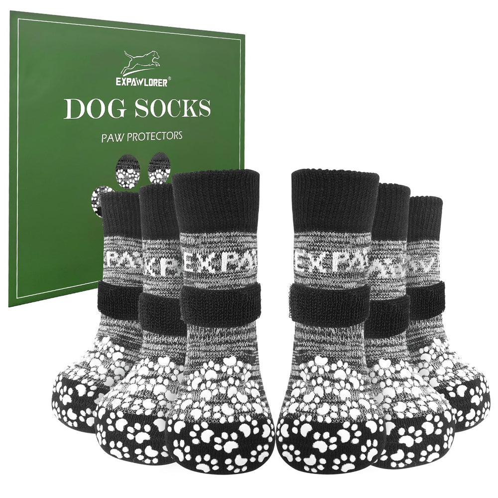 Calcetines antideslizantes Expawlover para perros brindan agarre interior.
