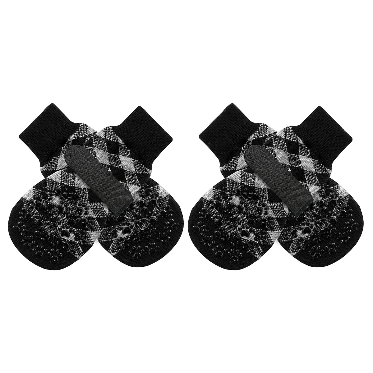 EXPAWLORER calcetines para perros que evitan lamido, mejoran agarre en suelos lisos.