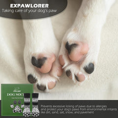 EXPAWLORER calcetines perro antideslizantes ajuste elastico, sujecion segura.