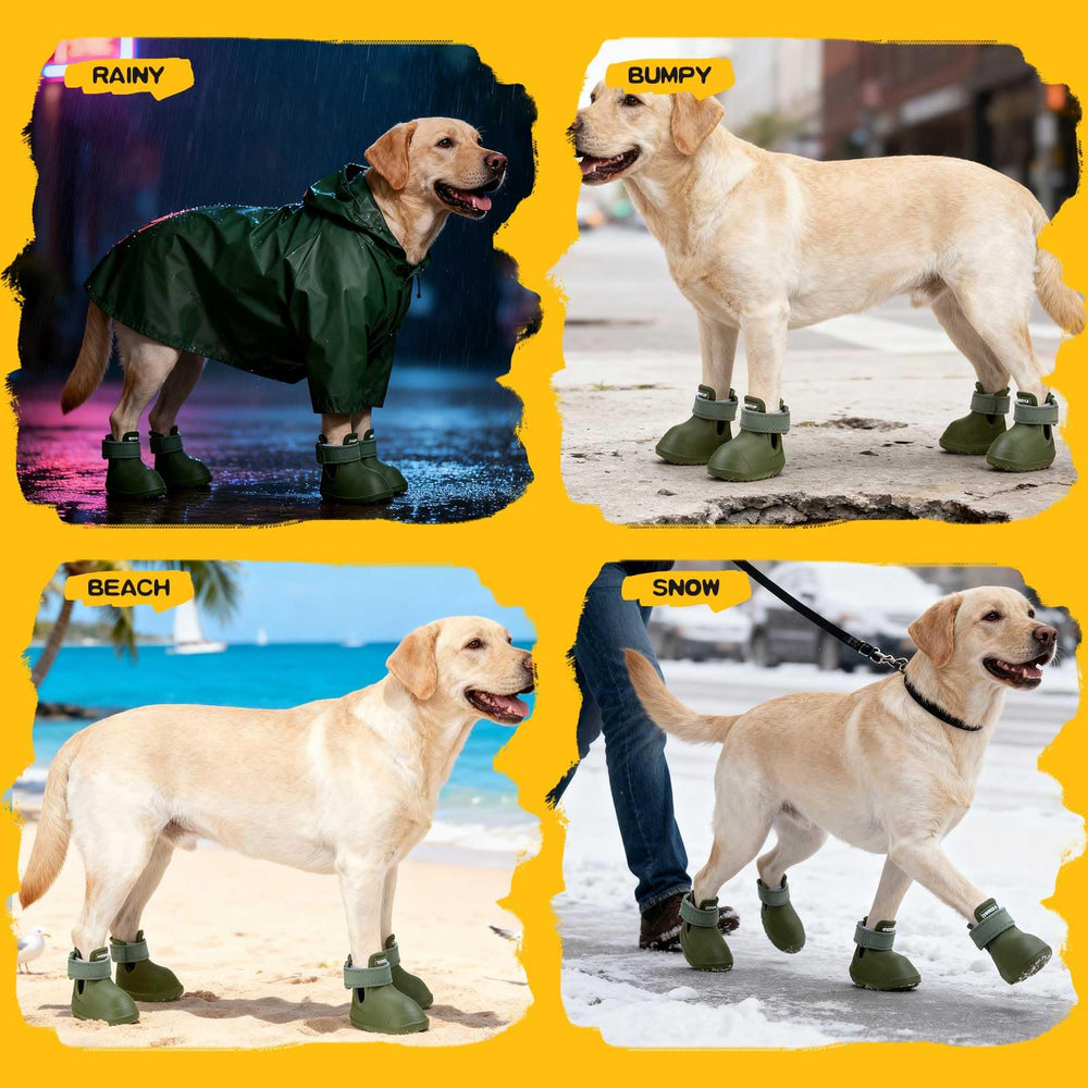 EXPAWLORER Zapatos para perro fáciles de limpiar y secar